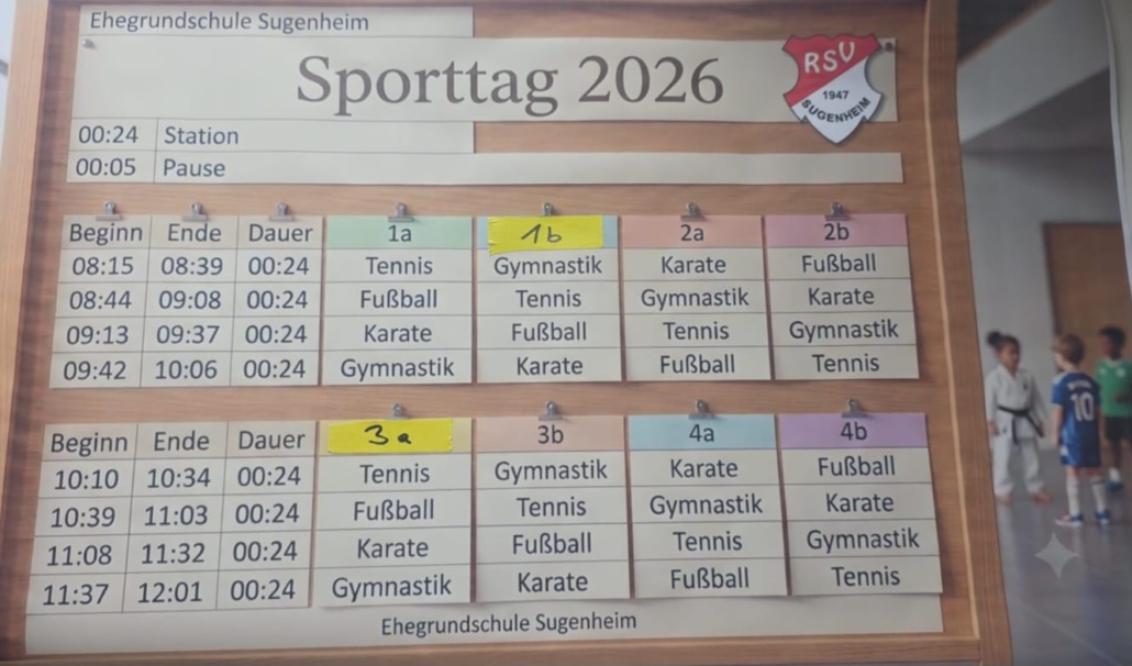 Zeitplan